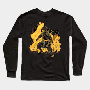 Fire ninja Long Sleeve T-Shirt